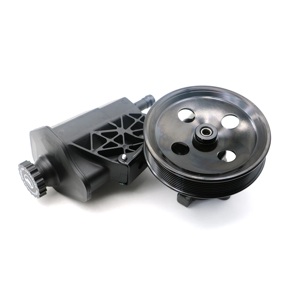 New Power Steering Pump w/ Reservoir & Pulley for 2003-2007 Dodge Ram 2500 3500 - Image 4 of 4