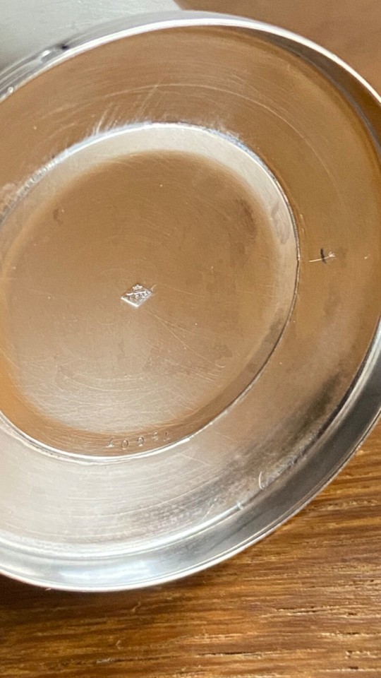 timbale argent massif Tetard eBay