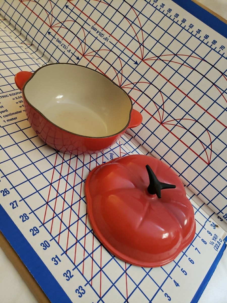 Enamel Cast Iron 2 Qt Le Creuset Tomato Dutch Oven | eBay