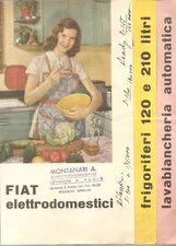 Fiat Elettrodomestici (Frigoriferi, Lavatrici) 1956