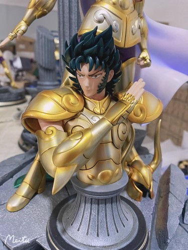 Saint Seiya Gold Saint Shura Statue Capricornus Resin Figure Recast Collection - Picture 9 of 10