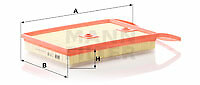 MANN-FILTER C 35 011 Air Filter for AUDI,SEAT,SKODA,VW - Bild 1 von 1