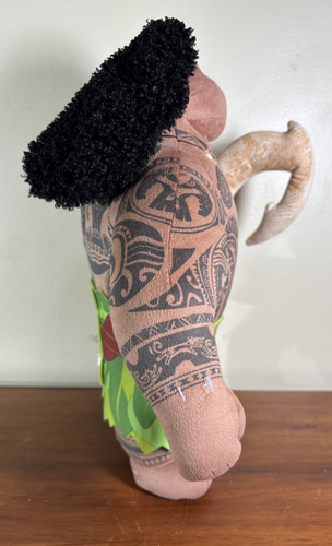 Disney Talking Moana Maui Plush Doll w/ Hook 14" Plush Stuffed Toy Works GUC - Picture 7 of 15