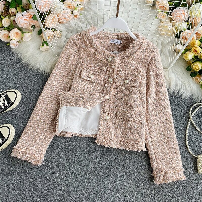 【TILLIDIE】Single breasted nana tweed jacket★韓国 大人気★ DHgate.com:Mens Tweed Jacket: Korean Style Fashion, Trendy