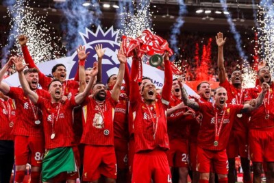 Liverpool FC Premier League Champions 2024 2025 Foto Bild