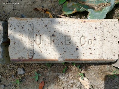 Antique UFBC Union Face Block Co Brick Reclaimed Architectural Salvage Dunbar PA