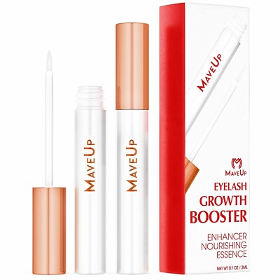 Maveup Eyelash Growth Serum Booster. Enhanced Length. Works like Magic. Fuller