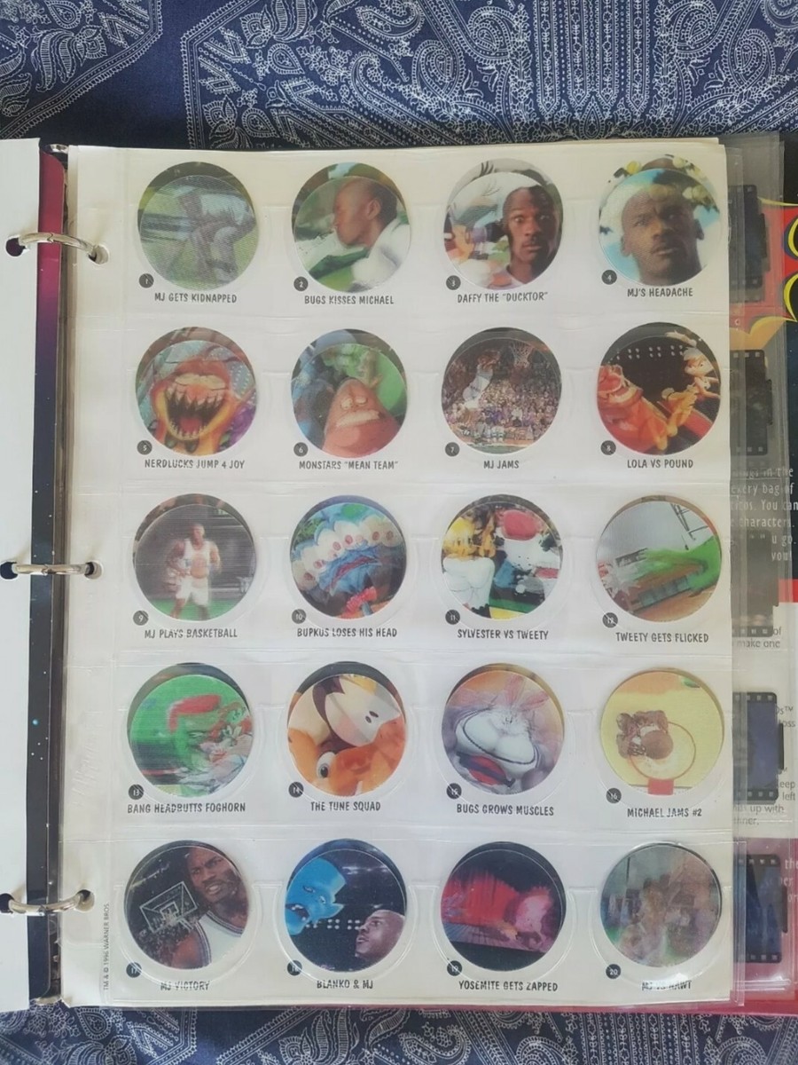 Space Jam Tazos set Incomplete - Collectors Album | eBay Australia