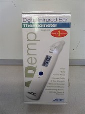 ADC ADTemp 424 Clinical Typanic Digital Infrared Ear Thermometer NIB w/ Case