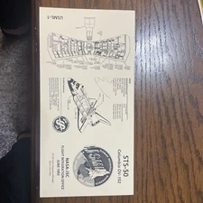 Space Shuttle Flight Information Card STS-50 Columbia OV-102