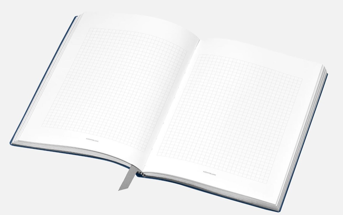 Montblanc Fine Stationery Indigo Squared Notebook MB113639 | eBay