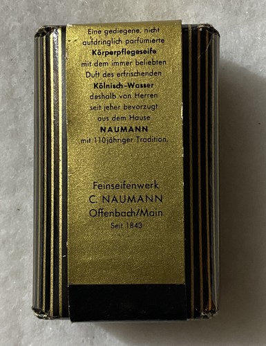 Vintage Naumann Bar Soap Made In Germany Eau De Cologne NR 1947 - 第 2/6 張圖片