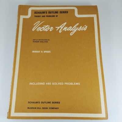 Schaum's Outline Series Theory And Problems Of Vector Analysis 1959 Ed PB