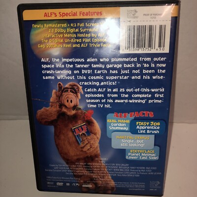 ALF - Season One - DVD - VERY GOOD 31398157526| eBay