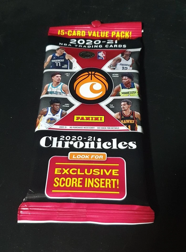 Panini Chronicles NBA 2020/21 Fat Pack mit 15 Basketballkarten
