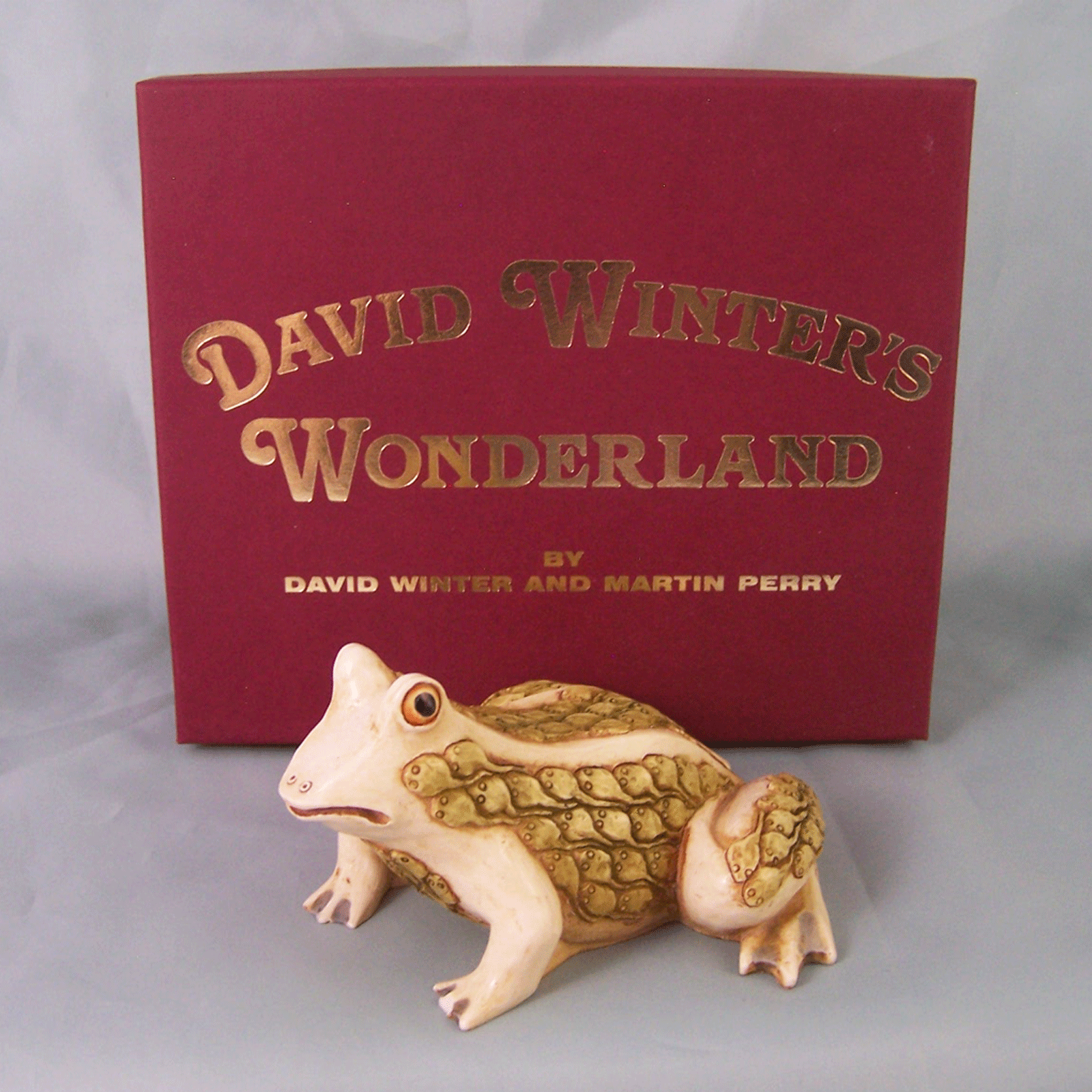 Harmony Kingdom Tad the Frog VHTF LE David Winter's Wonderland COA MIB New NOS - Picture 2 of 6