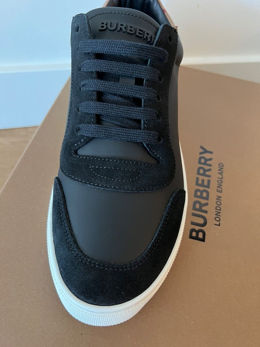 Burberry Low Top Sneakers Leather, Suede and Vintage Check Burberry Low Top Sneakers Leather, Suede and Vintage Check