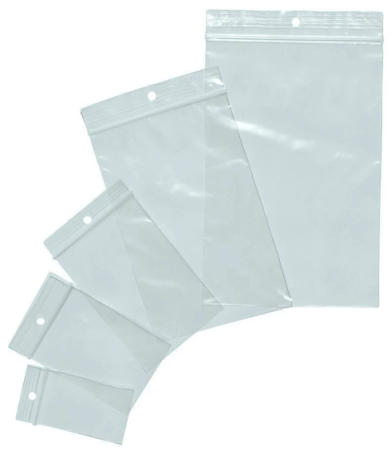 5000 Sachet 100 x150 mm fermeture ZIP Transparent 50u