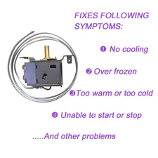 Temperature Control Thermostat for Refrigerator Fridge and Freezer Repair Par...