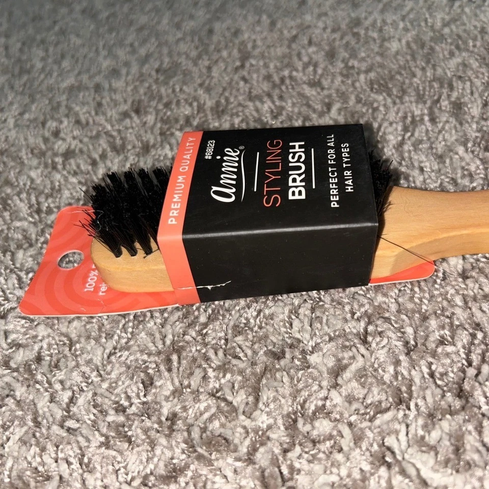 Annie Styling Brush Premium Quality Boar Bristle Hair Brush All Hair Types - Image 2 of 4