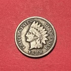 (1) Beautiful Antique 1888 Indian Head Cent/Penny CHOICE VG-VERY GOOD FILLER
