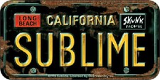 Sublime License Plate Logo - Sticker