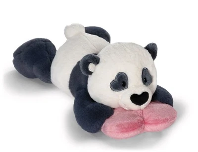 NICI GMBH NICI Kuscheltier Love Panda mit Herz 20cm - schwarz - Weiches Plüschtier – niedl