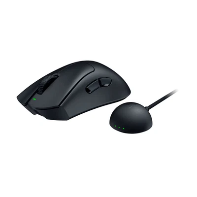 Razer DeathAdder V4 Pro Wireless Gaming Maus 56g 45K 8000Hz Schwarz USt ohne OVP - Bild 1 von 4