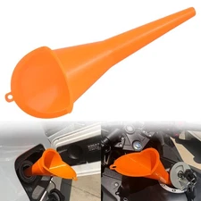 23cm 11" Long Neck Stem Funnel Transmission Filler Engine Oil Liquid Fluid Fuel