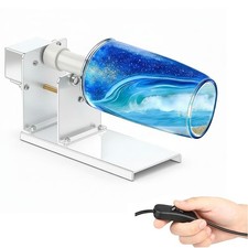 Cup Turner for Crafts, 2-Way Rotation Epoxy Tumbler Spinner Machine Kit Dual D