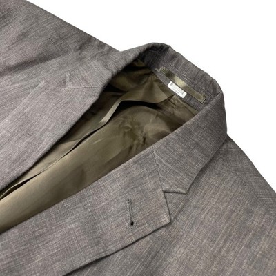 Angelo Litrico Men's 100% Linen 2-Button Blazer Brown   42R US