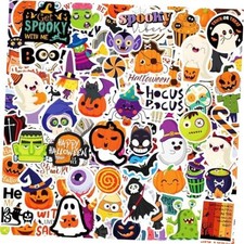 Bulk for Kids Teens Adults, Vinyl Waterproof 300PCS Halloween Stickers