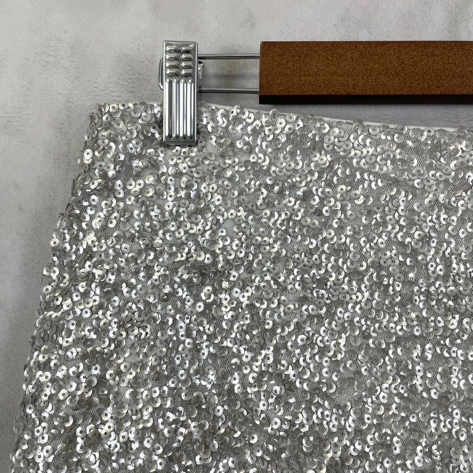 Forever 21 Mujeres Falda Lentejuelas Mediana Mini Noche Fiesta Festival Showgirl Club Foto 4 de 4