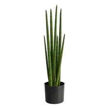 Nearly Natural 23" Sansevieria Snake Artificial Plant in Green