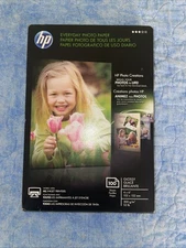 HP Genuine Everyday Photo Paper 100 Sheets 4x6 Glossy Sealed Creations NEW
