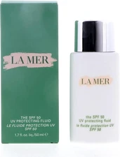 La Mer SPF 50 UV Protecting Fluid 1.7 oz – Lightweight Broad Spectrum Sunscreen