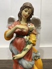 Grandeur Noel Christmas Nativity Angel with Flowers Figurine — photo 6