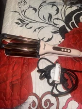 L'ange Lange Le Waver 3 Barrel Waving Iron - Model HT238 Tested And Works 