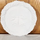 Fenton Milk Glass Plate Wedding Bells “I Love You More Today” Anniversary Quote