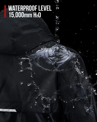 Motorcycle Rain Gear for Men Women, Rain Suit 15,000mm Rating Lightweight Bre... image 9
