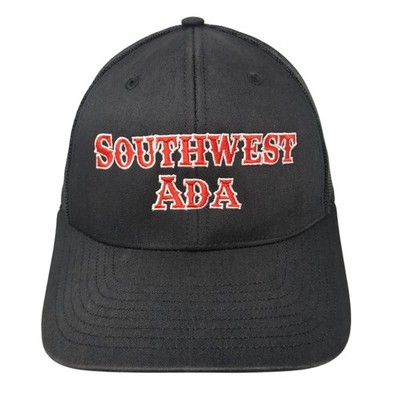 Southwest ADA Snapback Mesh Back Trucker Hat Black Small Richardson
