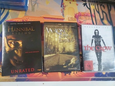Wrong Turn 2 Dead End, The Crow, Hannibal Rising - FSK 18 Horror Kollektion
