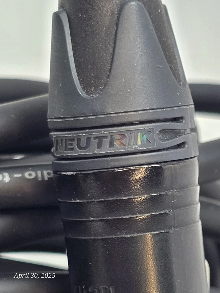 Neutrik 3 Pole NC MXX Male to NC FXX Female Audio Cable 24ft  - Image 3 of 4