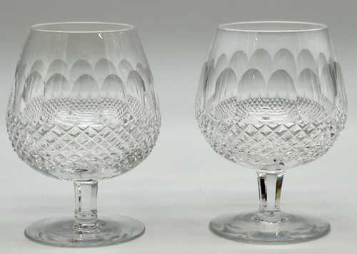 Marvelous Vintage Pair of Collen Bourbon Snifter By Waterford Crystal Ireland