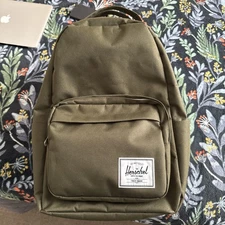 Herschel Supply Co. Olive Green Backpack Classic Style New Without Tags