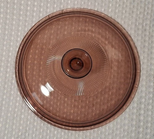 PYREX Corning Ware 8.5" Round Cranberry Visions Lid 32 V-2.5-C Purple V2.5C
