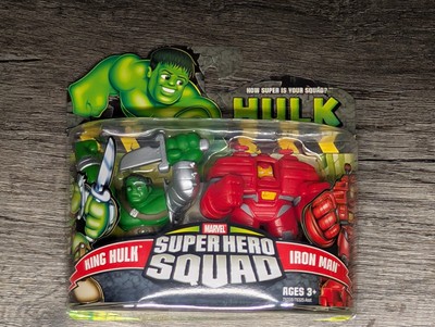 Marvel Super Hero Squad KING HULK and IRON MAN Hulkbuster Hasbro 2007 NIB