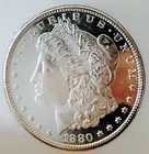 1880 S MORGAN DOLLAR*BEAUTIFUL DMPL*DEEP BLK MIRRORS*RICH CAMEO MS++++ NR #64900