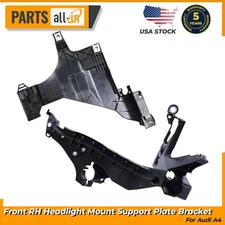 2pcs Front Right Headlight Mount Support Plate Bracket For Audi A4 allroad S4