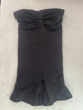 SKIMS Seamless Sculpt Strapless Shortie Bodysuit Shapewear Onyx size Small NWOT